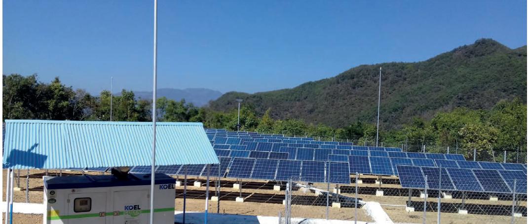 Kelkang solar water pump installation